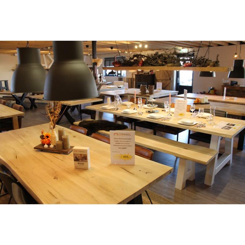 Sensationele actie levendige steigerhouten tafel €129