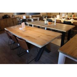 Elegante rustieke steigerhouten tafel nu 289,-