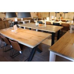 Stevige rustieke steigerhouten tafel 289