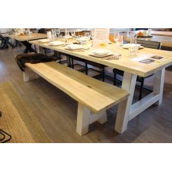 Nieuw! sterke steigerhouten eettafel €299