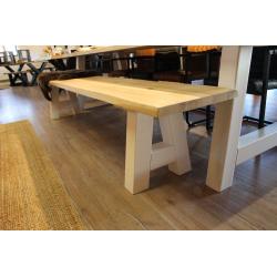 Gigantische actie rustieke steigerhouten tafel €129