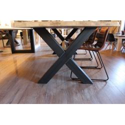 XXL uitverkoop luxe eiken eettafel nu voor 418,-!