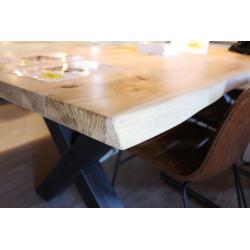 Stevige steigerhouten tafel nu 289