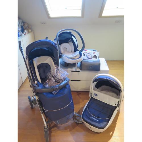 chicco trio living (buggy, maxi-cosi en draagmand)