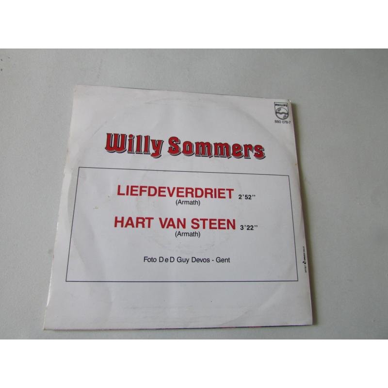 WILLY SOMMERS, Liefdeverdriet, single