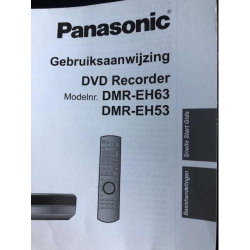 PANASONIC DVD RECORDER