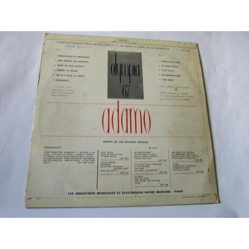 ADAMO ,Olympia 67, LP