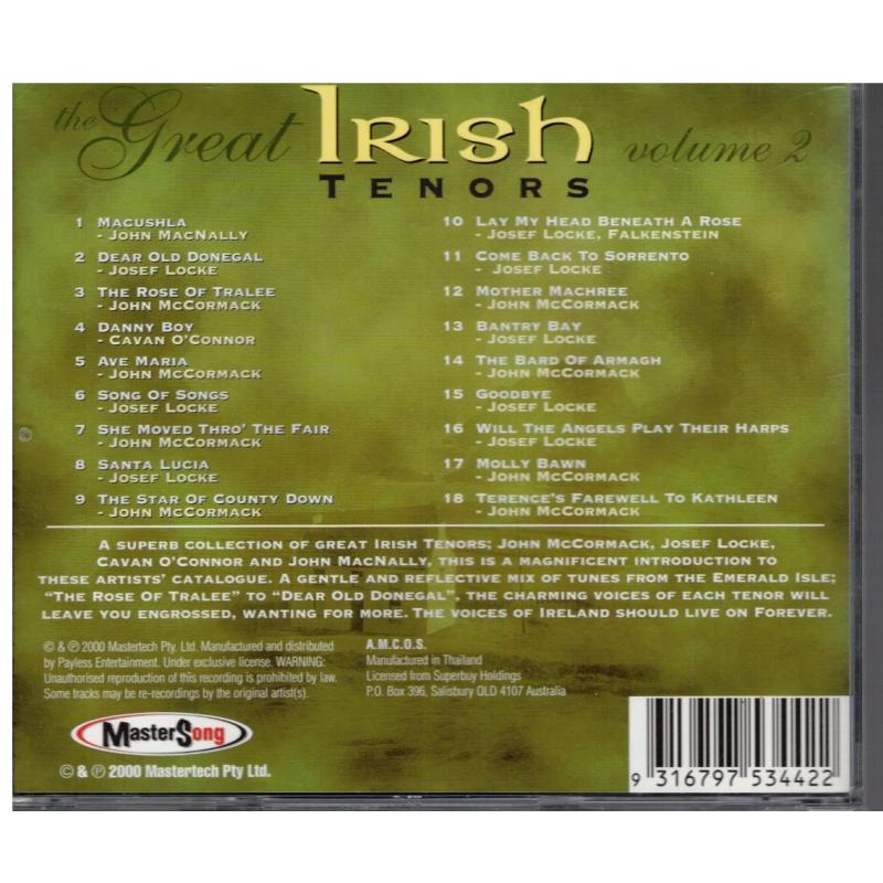 Great Irish Tenors, Vol. 2