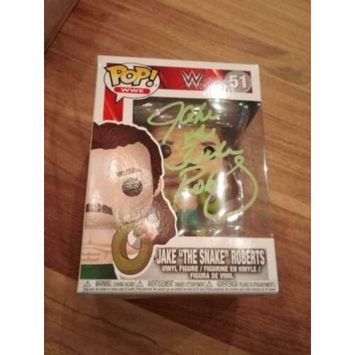 Gesigneerde Jake The Snake Roberts Funko