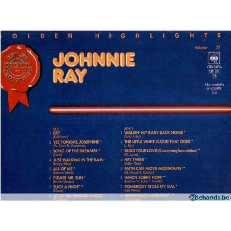 Johnnie Ray - Golden highlights vol.22