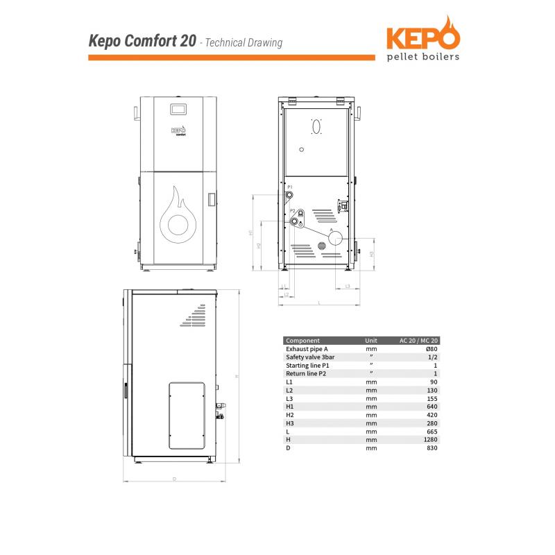 Kepo pelletketels 15 tot 35kw betaalbare topkwaliteit