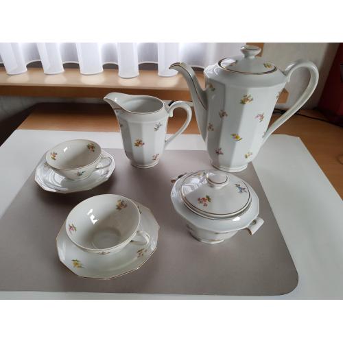 Vintage - Cerabel porselein KOFFIESERVIES