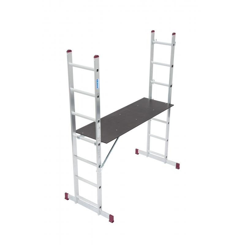 Laddersteiger 2x7 treden 4,00meter *NIEUW*