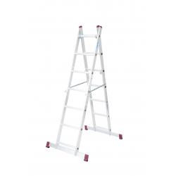 Laddersteiger 2x7 treden 4,00meter *NIEUW*