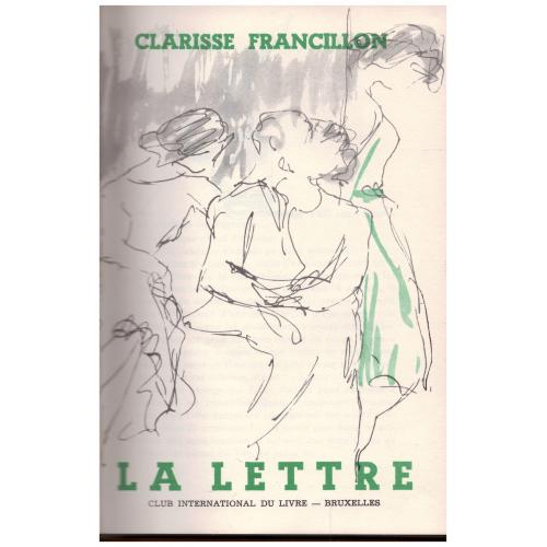 Clarisse Francillon - La lettre