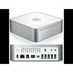 Te Koop Mac Mini 3.1 met 2,26 Ghz Intel Core 2 Duo YM008BCA9G5 met draadloos internet en de stroomadapter en een Azerty Alluminium Usb Apple Toetsenbord en een Apple Mighty Usb Mouse.