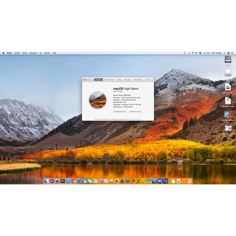 Te Koop Mac Pro 5.1 CK207001HPW en 2 Lcd,s en Iomega Ext. H.S.
