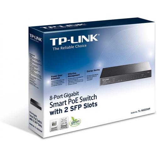 Smart Switch 8 port PoE - 2 SFP desktop TP-LINK ( nieuw )
