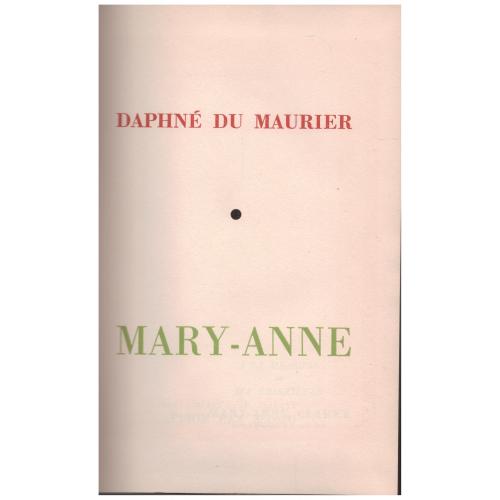 Daphne du Maurier - Mary-Ann