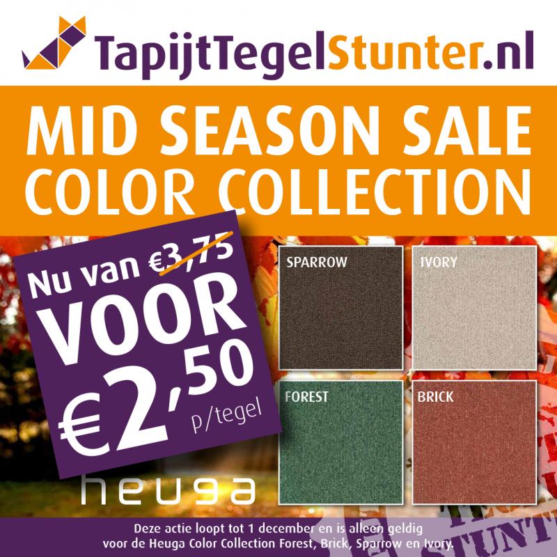 RESTPARTIJEN Heuga & Interface Tapijttegels GRATIS LEVERING!