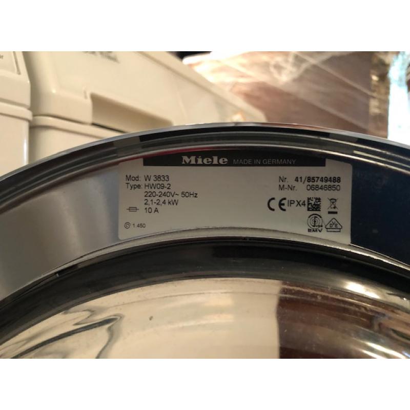 Miele wasmachine type W3833