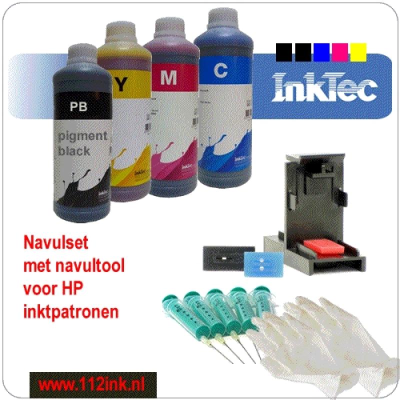 Inkt navulsets voor Brother, Canon, Epson of HP inktpatronen.