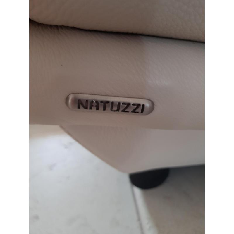 Design Zitbank - Leder - Merk: Natuzzi