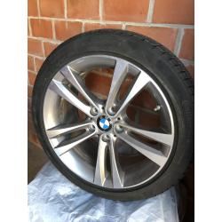 BMW 3 / BMW 4 Originele set Velgen   Continental Winterbanden