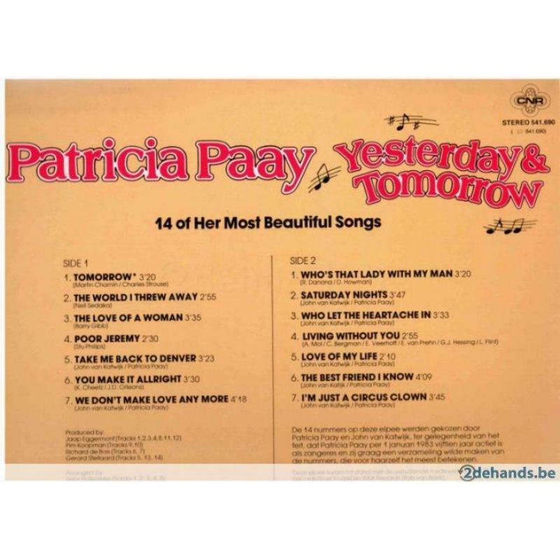Patricia Paay - Yesterday & Tomorrow