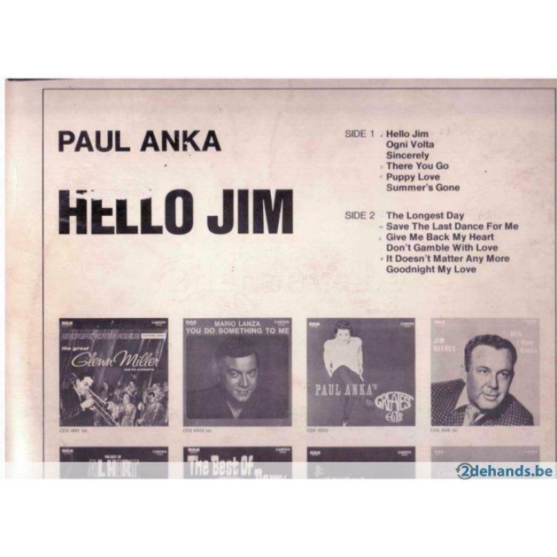 Paul Anka - Hello Jim