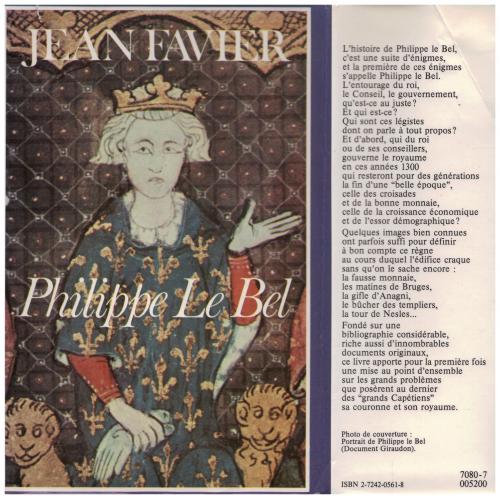 Jean Favier - Philippe le Bel