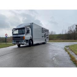 Paardenvrachtwagen voor 6 paarden - inclusief mobilhome