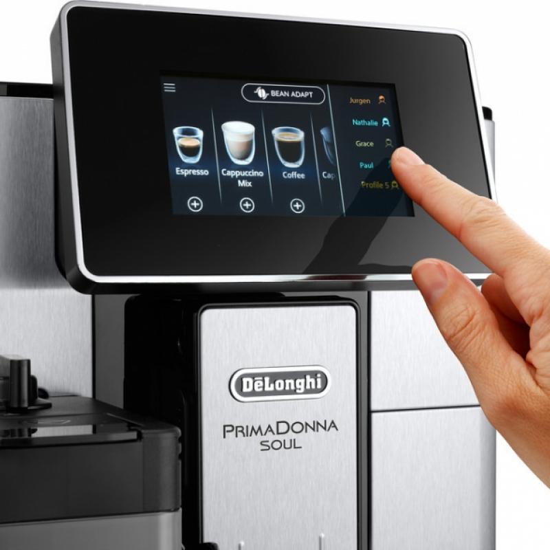 Volautomatische espressomachine DeLonghi PrimaDonna Soul