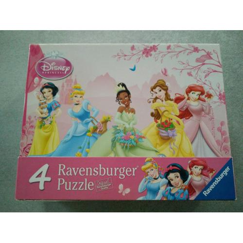 4 puzzels Disney Princess