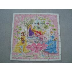 4 puzzels Disney Princess