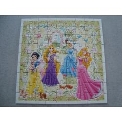 4 puzzels Disney Princess