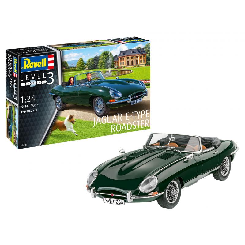 Revell Niveau:3 Modelset Jaguar E-Type Roadster