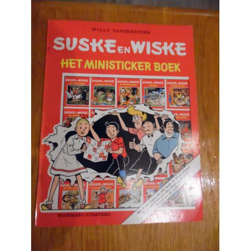 Suske en wiske stickerboek