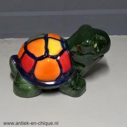 Beeld, schildpad van keramiek