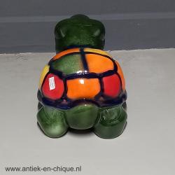 Beeld, schildpad van keramiek