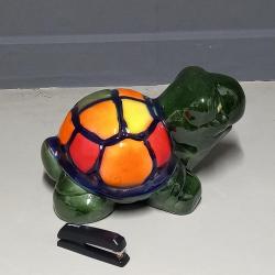 Beeld, schildpad van keramiek