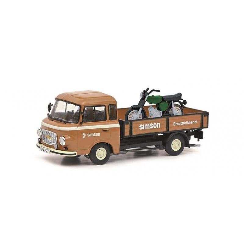 Schuco 1:43 Barkas B1000 Simson Ersatzteildienst   Simson S51