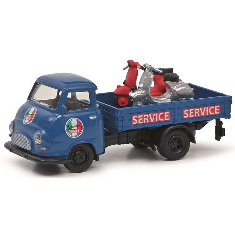 Schuco 1:87 Hanomag Kurier Vespa Service   2 Vespa