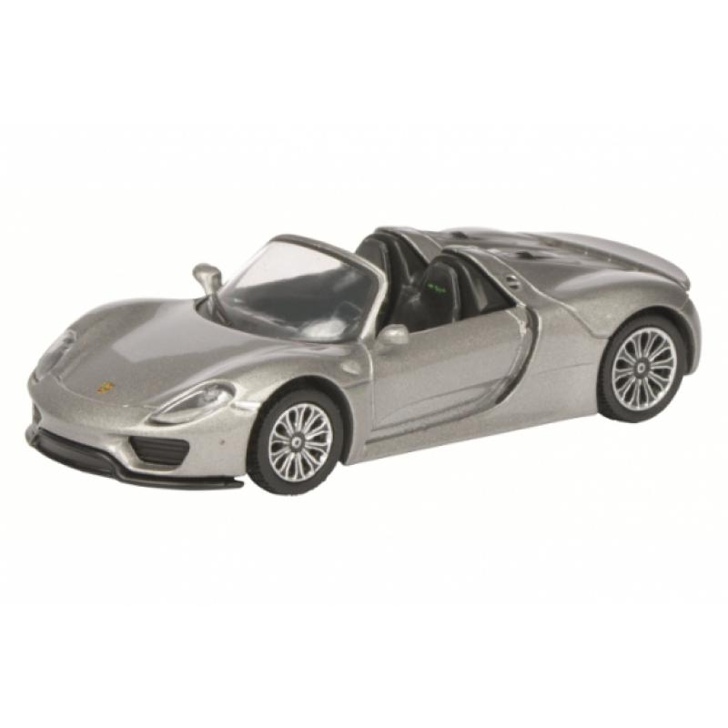 Schuco 1:64 Porsche 918 Spyder Zilver