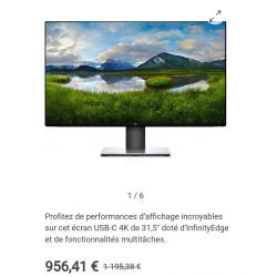 DELL Ultrasharp 32K - 4K - USB-C Monitor