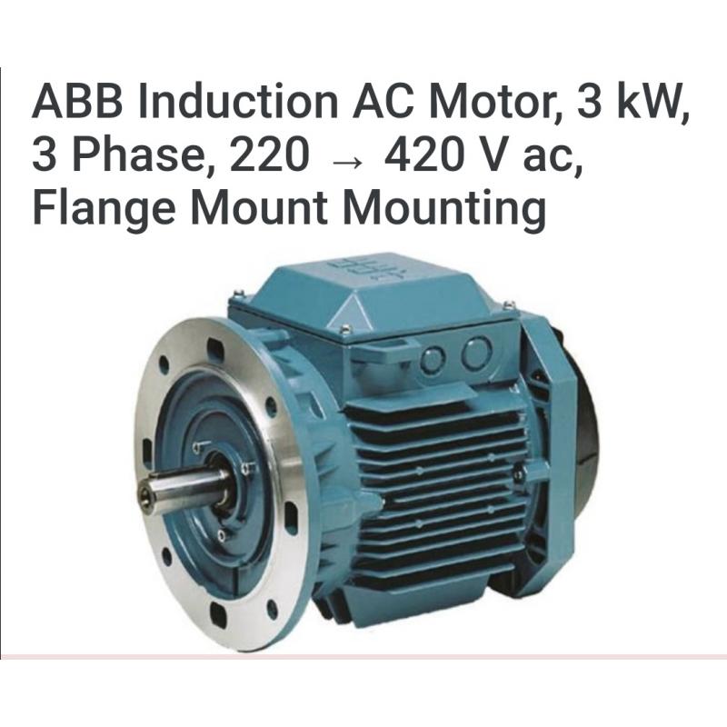 ABB INDUCTIE AC MOTOR 3KW 3PHASE NIEUW!!