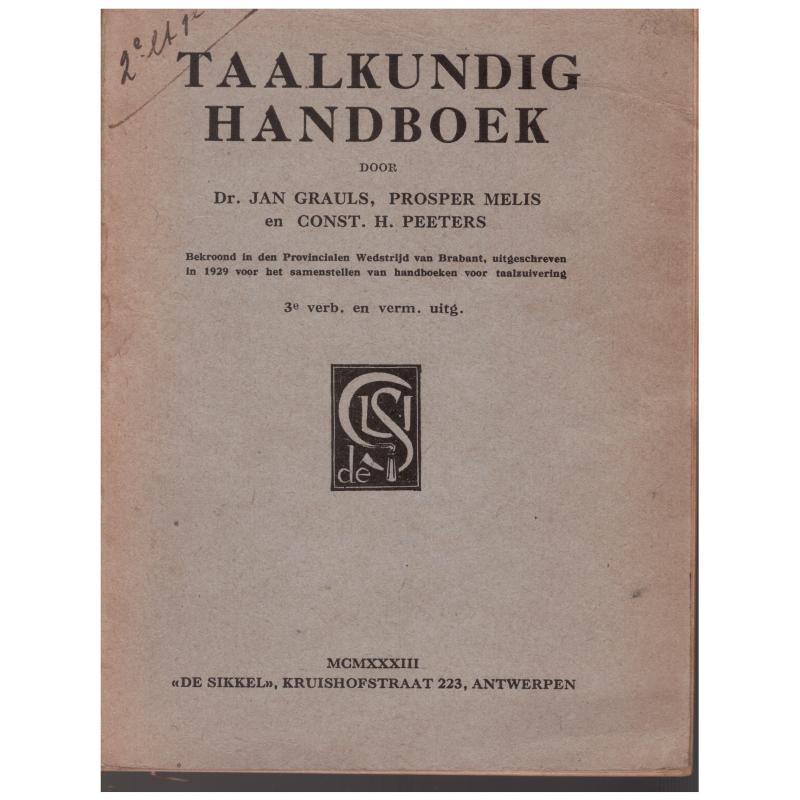 Jan Grauls - Taalkundig Handboek