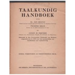 Jan Grauls - Taalkundig Handboek
