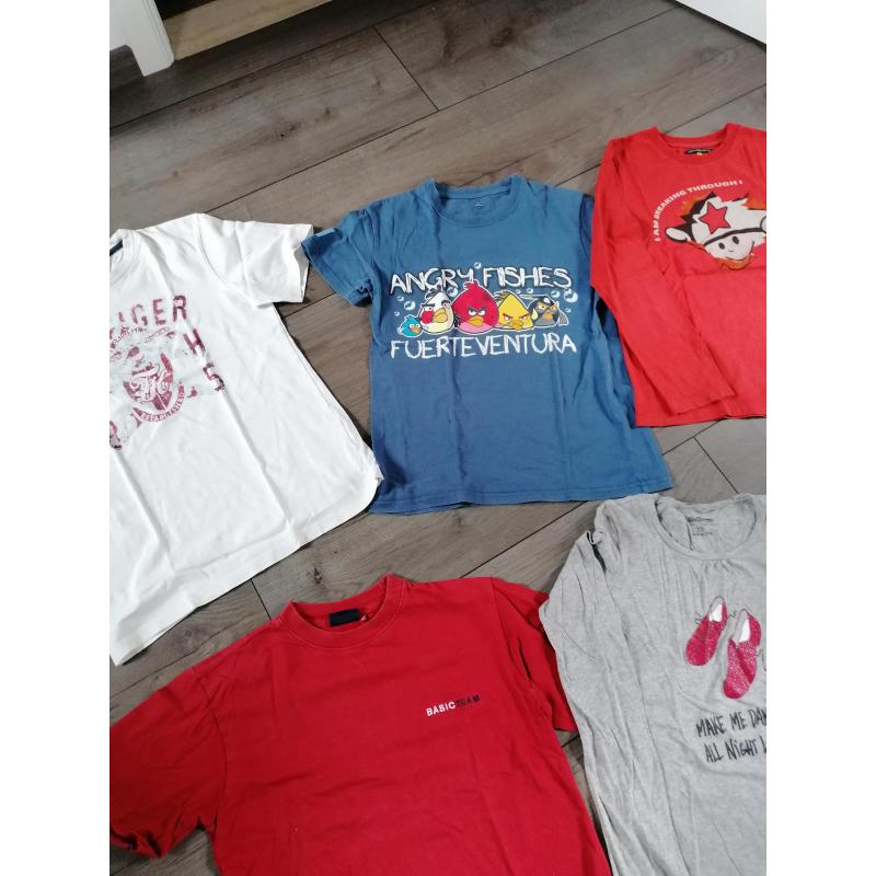 T-shirts maat 152 / 12 jaar