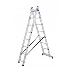 Veelzijdige ladder 2x8 treden 4,75meter! *NIEUW*